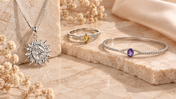 Lisver sterling silver 925 jewelry with pendant, ring and bracelet